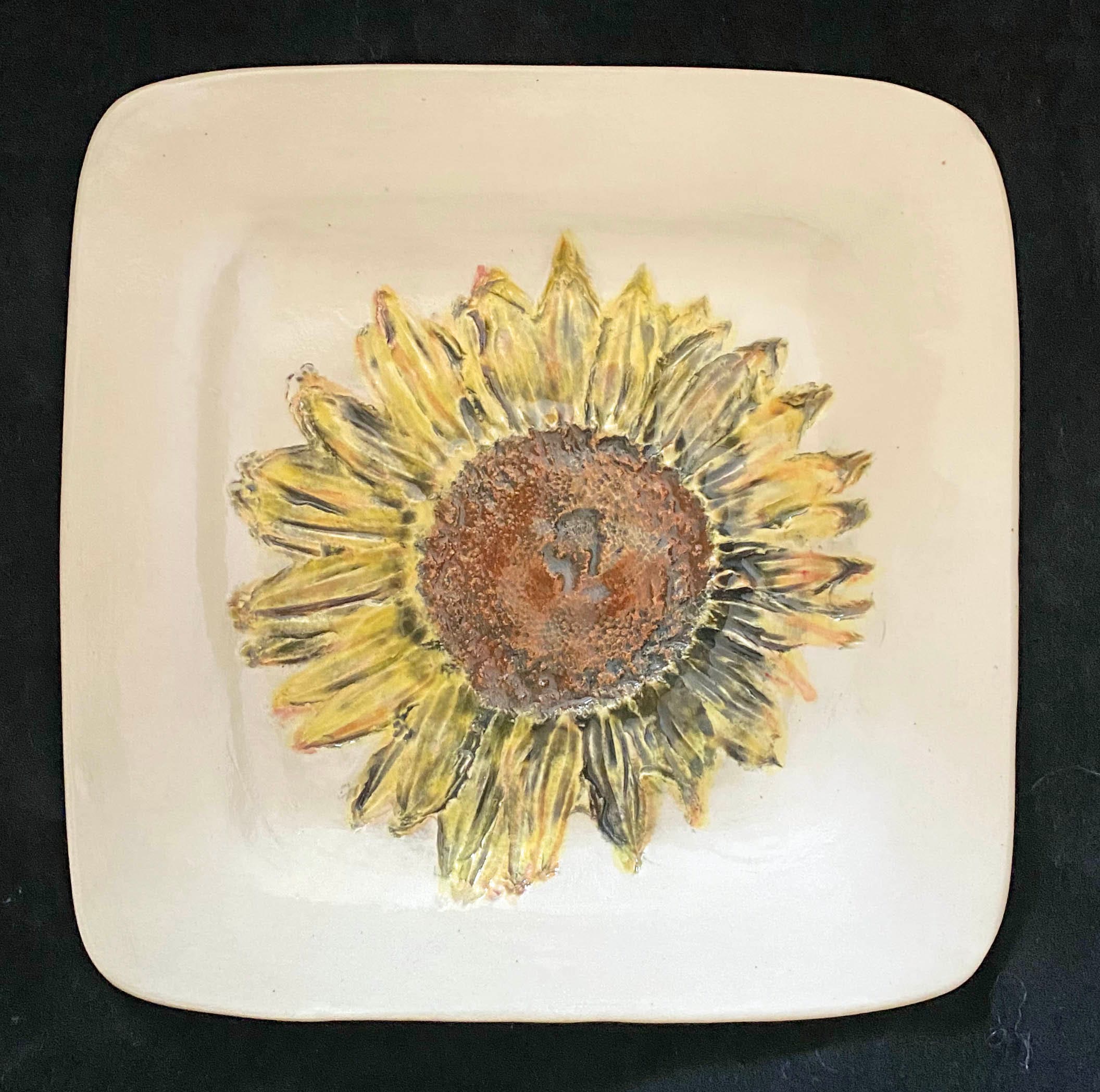 7" Sunflower Plate